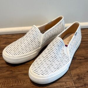 Striped Slip-On Sneakers